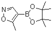 structure of CAS# 1346808-41-0, 5-Methylisoxazole-4-boronic acid pinacol ester