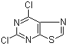 structure of CAS# 13479-88-4, 5,7-Dichlorothiazolo[5,4-d]pyrimidine