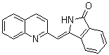 CAS 登录号：13481-47-5, 3-(2-喹啉亚甲基)苯并[c]吡咯酮