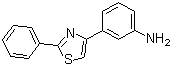 structure of CAS# 134812-32-1, 3-(2-Phenylthiazol-4-yl)phenylamine