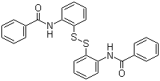 2,2'-二苯甲酰氨基二苯二硫分子结构 (CAS 135-57-9)