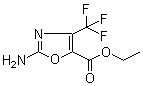 structure of CAS# 135026-17-4, Ethyl 2-amino-4-trifluoromethyloxazole-5-carboxylate