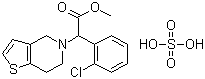 (+/-)-Clopidogrel bisulfate molecular structure (CAS 135046-48-9)