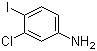 structure of CAS# 135050-44-1, 3-Chloro-4-iodoaniline