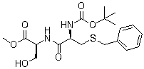 CAS 登录号：13512-53-3, N-[N-[叔丁氧羰基]-S-(苯甲基)-L-半胱氨酰]-L-丝氨酸甲酯