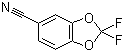 structure of CAS# 135132-34-2, 5-Cyano-2,2-difluoro-1,3-benzodioxole