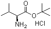 structure of CAS# 13518-40-6, L-Valine tert-butyl ester hydrochloride