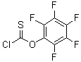 全氟苯基硫代氯甲酸酯分子结构 (CAS 135192-53-9)