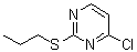 CAS # 1351990-36-7, 4-Chloro-2-propylsulfanylpyrimidine, 4-Chloro-2-(propylthio)pyrimidine
