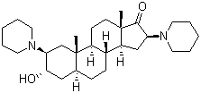 CAS # 13522-14-0, 3beta-Hydroxy-2beta,16beta-dipiperidino-5-alpha-androstan-17-one