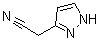 structure of CAS# 135237-01-3, 1H-Pyrazole-3-acetonitrile