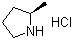 structure of CAS# 135324-85-5, (R)-2-Methylpyrrolidine hydrochloride