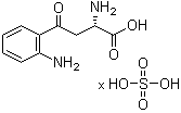 CAS # 13535-93-8, (S)-alpha,2-Diamino-gamma-oxobenzenebutanoic acid sulfate, 3-Anthraniloyl-L-alanine sulfate