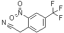 structure of CAS# 13544-06-4, 2-Nitro-4-(trifluoromethyl)benzeneacetonitrile