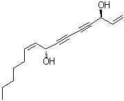 structure of CAS# 1354638-93-9, (3S,8R,9Z)-1,9-Pentadecadiene-4,6-diyne-3,8-diol