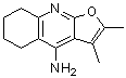 CAS 登录号：135465-70-2, 5,6,7,8-四氢-2,3-二甲基呋喃并[2,3-b]喹啉-4-胺
