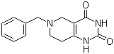 structure of CAS# 135481-57-1, 5,6,7,8-Tetrahydro-6-(phenylmethyl)pyrido[4,3-d]pyrimidine-2,4(1H,3H)-dione