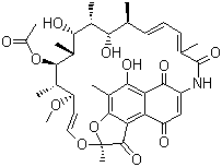 structure of CAS# 13553-79-2, Rifamycin S