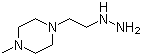 1-(2-Hydrazinylethyl)-4-methylpiperazine molecular structure (CAS 13562-46-4)
