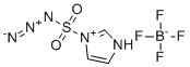structure of CAS# 1357503-31-1, 1-(Azidosulfonyl)-1H-imidazol-3-ium tetrafluoroborate