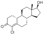 structure of CAS# 13583-21-6, Norclostebol
