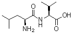 L-亮氨酰-L-缬氨酸分子结构 (CAS 13588-95-9)