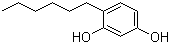 4-己基-1,3-苯二酚分子结构 (CAS 136-77-6)