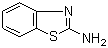 2-氨基苯并噻唑分子结构 (CAS 136-95-8)
