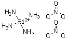 Tetraamminepalladium dinitrate molecular structure (CAS 13601-08-6)