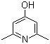structure of CAS# 13603-44-6, 2,6-Dimethyl-4-hydroxypyridine