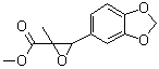 structure of CAS# 13605-48-6, 3-(1,3-Benzodioxol-5-yl)-2-methyl-2-oxiranecarboxylic acid methyl ester
