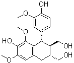 structure of CAS# 136082-41-2, (+)-8-甲氧基异落叶松脂素