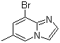 structure of CAS# 136117-93-6, 8-Bromo-6-methylimidazo[1,2-a]pyridine