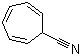 structure of CAS# 13612-59-4, 2,4,6-Cycloheptatriene-1-carbonitrile