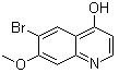 structure of CAS# 1361235-54-2, 6-Bromo-7-methoxy-4-quinolinol