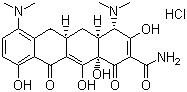 Minocycline hydrochloride molecular structure (CAS 13614-98-7)