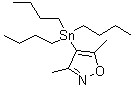 structure of CAS# 136295-80-2, 4-Tributylstannyl-3,5-dimethylisoxazole