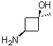 structure of CAS# 1363381-58-1, cis-3-Amino-1-methylcyclobutanol