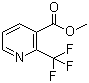 structure of CAS# 136483-17-5, Methyl 2-(trifluoromethyl)nicotinate