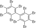 structure of CAS# 13654-09-6, Perbromobiphenyl