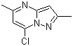 7-氯-2,5-二甲基吡唑并[1,5-a]嘧啶分子结构 (CAS 136549-13-8)