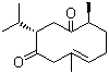 CAS 登录号：13657-68-6, 莪二酮, 姜黄二酮, (3S,6E,10S)-6,10-二甲基-3-异丙基环癸-6-烯-1,4-二酮
