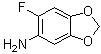 structure of CAS# 1366234-03-8, 6-Fluoro-1,3-benzodioxol-5-amine