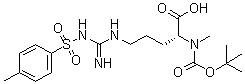 CAS 登录号：136642-84-7, N2-[叔丁氧羰基]-N5-[亚氨基[[(4-甲基苯基)磺酰基]氨基]甲基]-N2-甲基-D-鸟氨酸