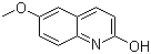 structure of CAS# 13676-00-1, 2-Hydroxy-6-methoxyquinoline