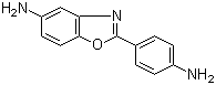 structure of CAS# 13676-47-6, 2-(4-Aminophenyl)-5-aminobenzoxazole