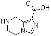 structure of CAS# 1368103-13-2, 5,6,7,8-Tetrahydroimidazo[1,5-a]pyrazine-1-carboxylic acid