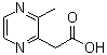structure of CAS# 1368387-18-1, 3-Methyl-2-pyrazineacetic acid��C