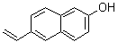 structure of CAS# 136896-92-9, 6-Ethenyl-2-naphthalenol