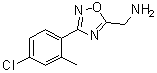 CAS 登录号：1369017-00-4, 3-(4-氯-2-甲基苯基)-1,2,4-恶二唑-5-甲胺